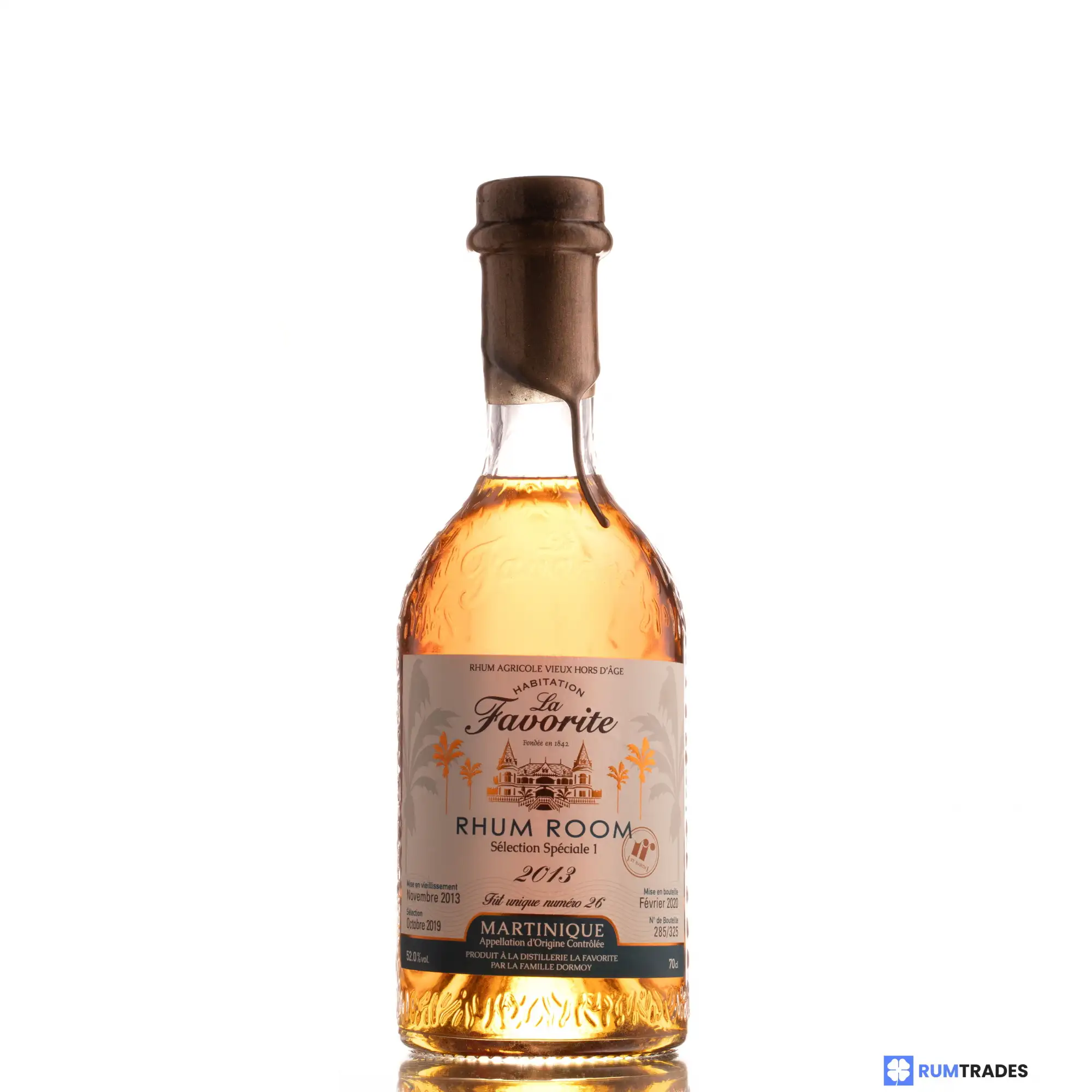 Image of the front of the bottle of the rumRhum Room sélection spéciale 1