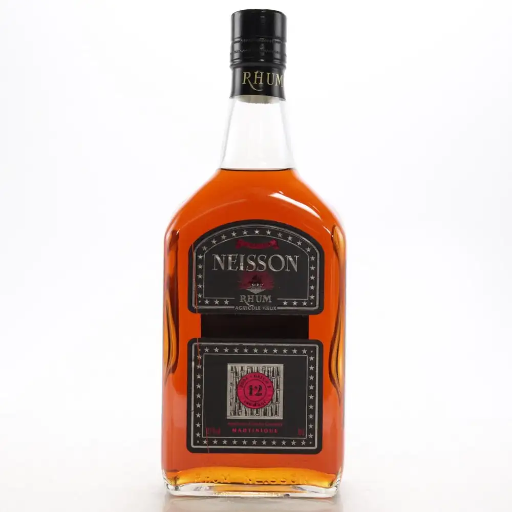 Image of the front of the bottle of the rum 12 Years