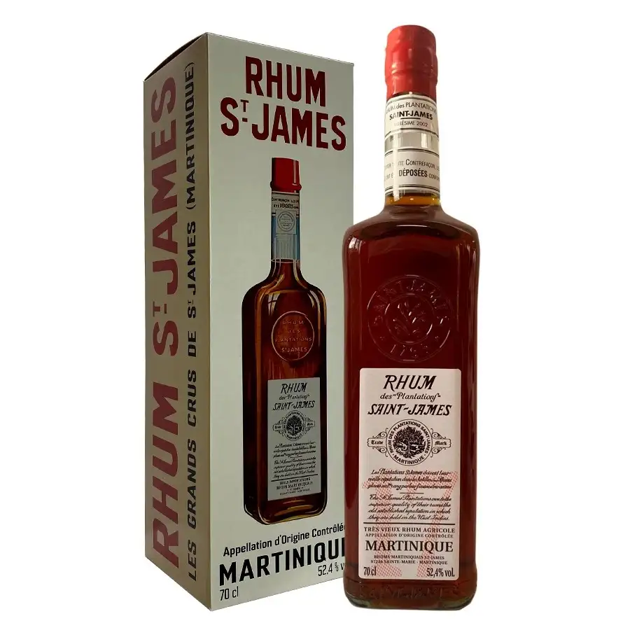 Image of the front of the bottle of the rum Rhum Saint James