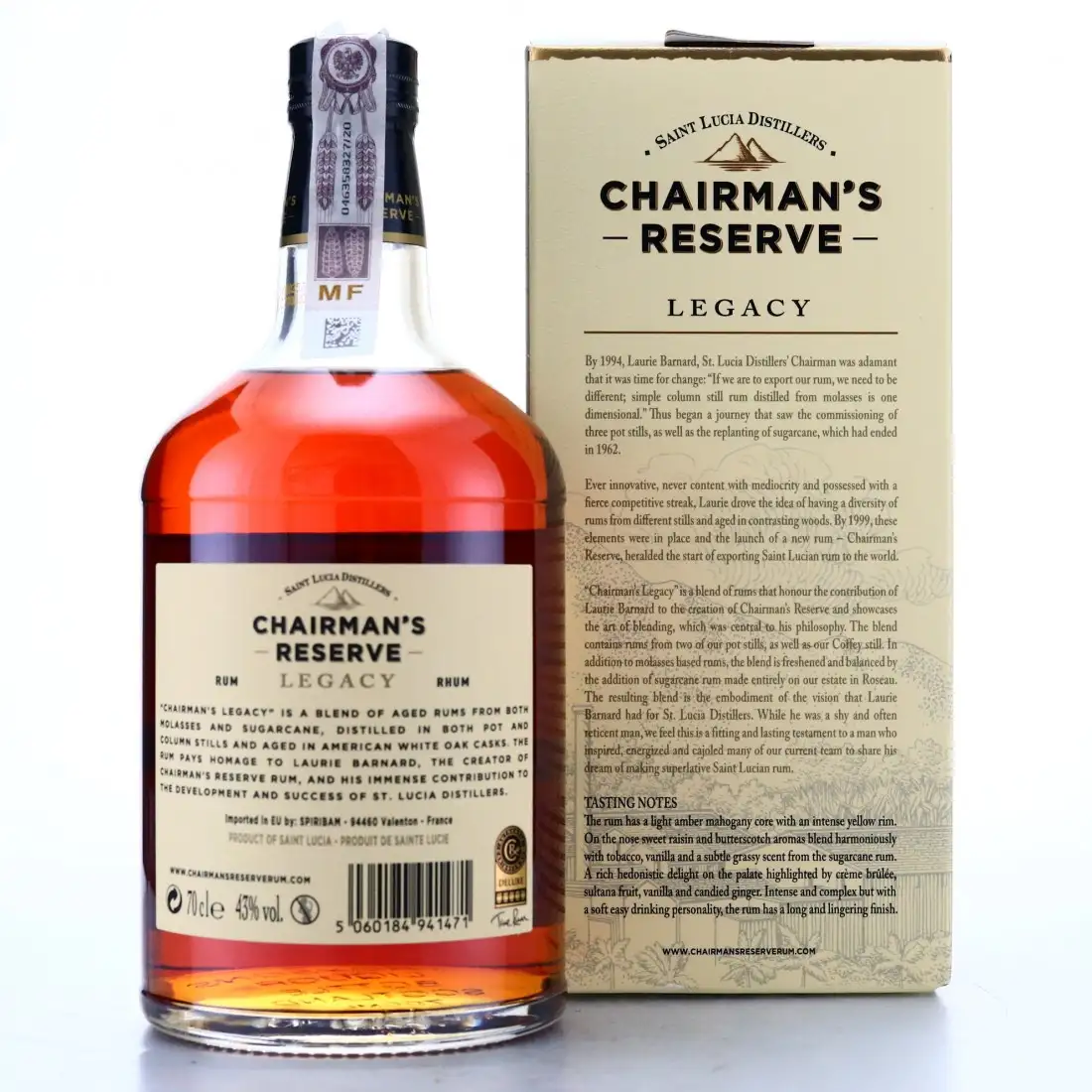 Chairman\'s Reserve Legacy Rum 7.6/10 - Buy Now RX7604 | RumX