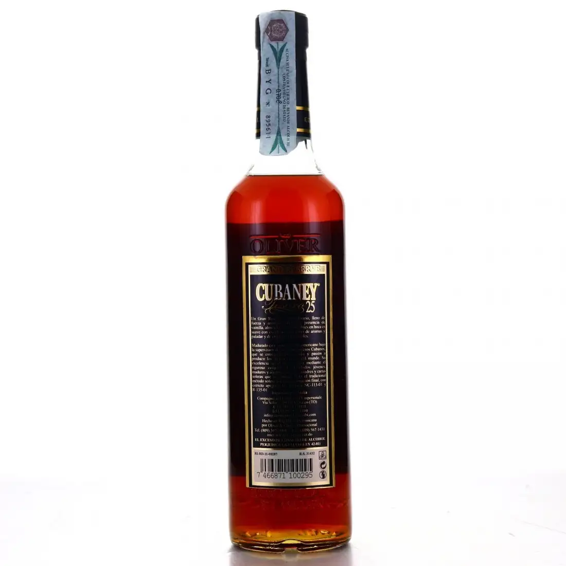 High resolution image of the bottle