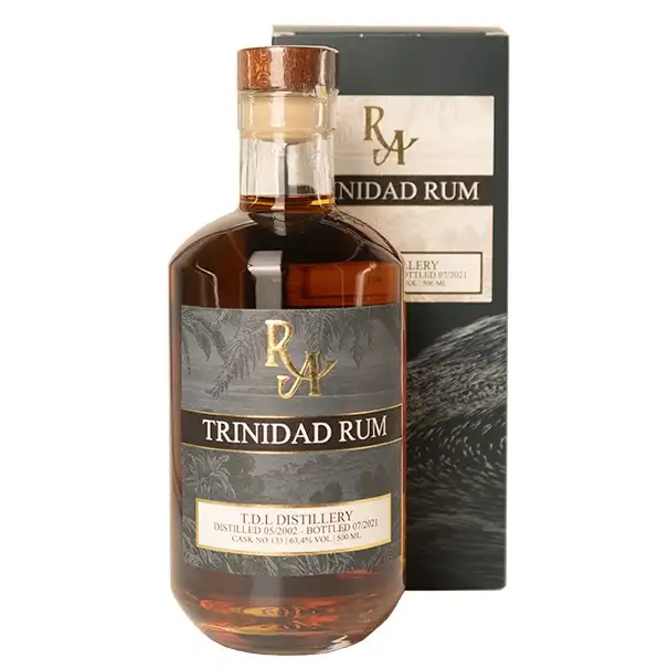 Image of the front of the bottle of the rum Rum Artesanal Trinidad Rum