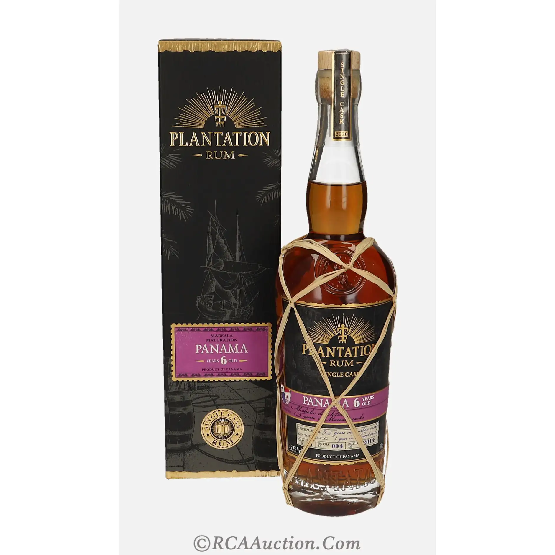 Image of the front of the bottle of the rum Plantation Panama