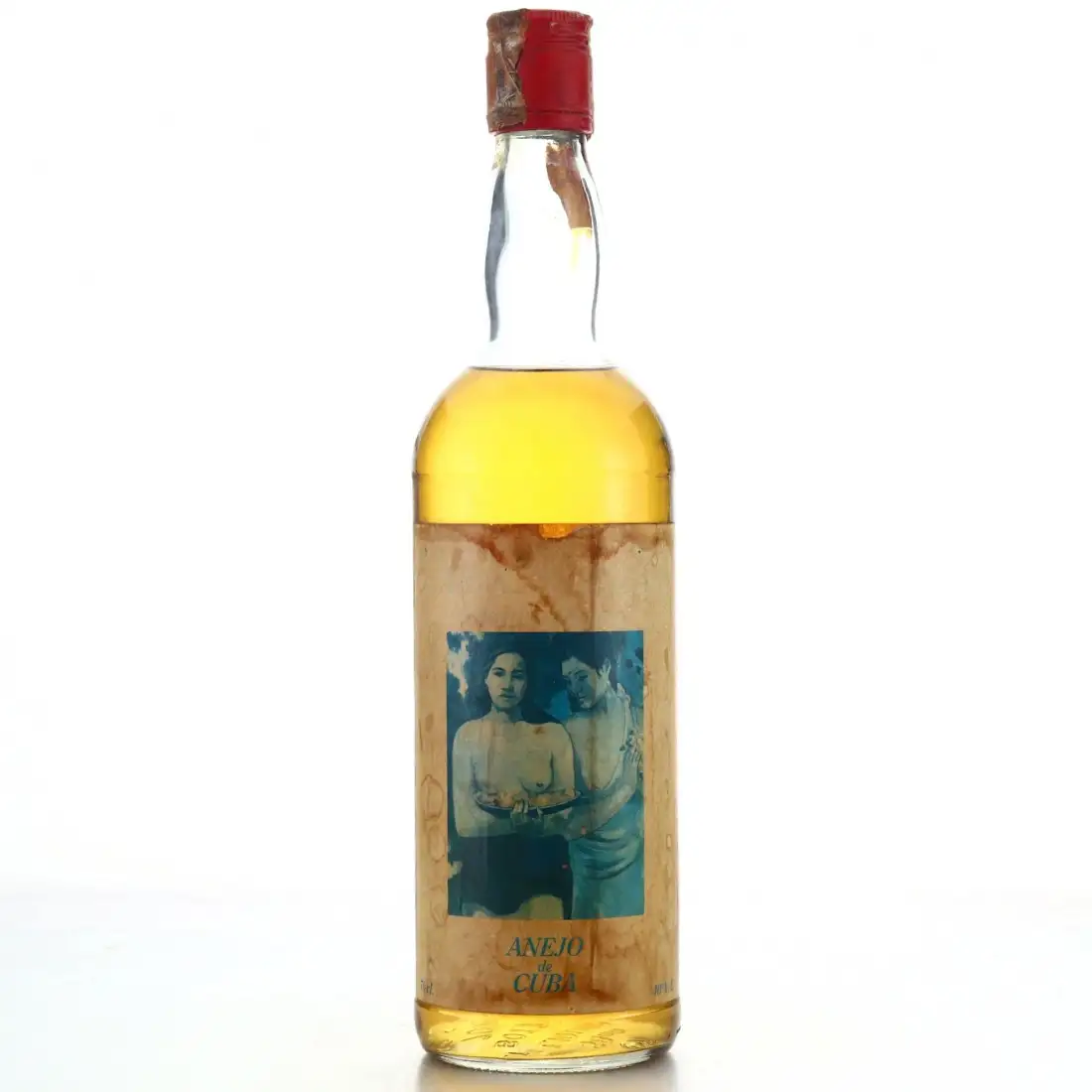 Image of the front of the bottle of the rumRon Arechebala