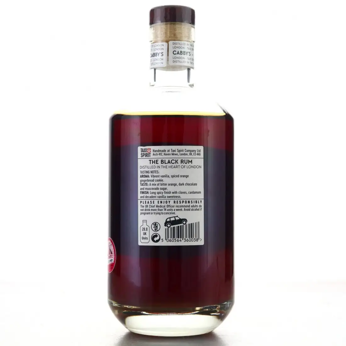 Hochauflösendes Bild der Flasche