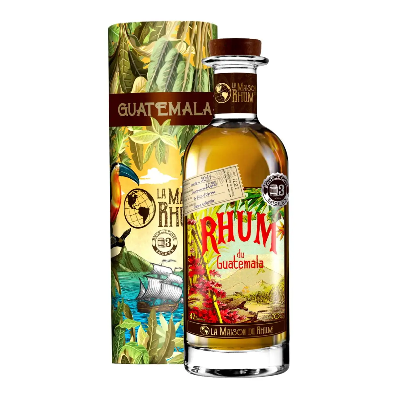 Image of the front of the bottle of the rum La Maison du Rhum Botran #3