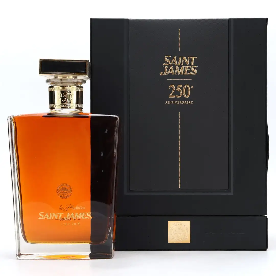 Image of the front of the bottle of the rum Cuvée 250th Anniversary