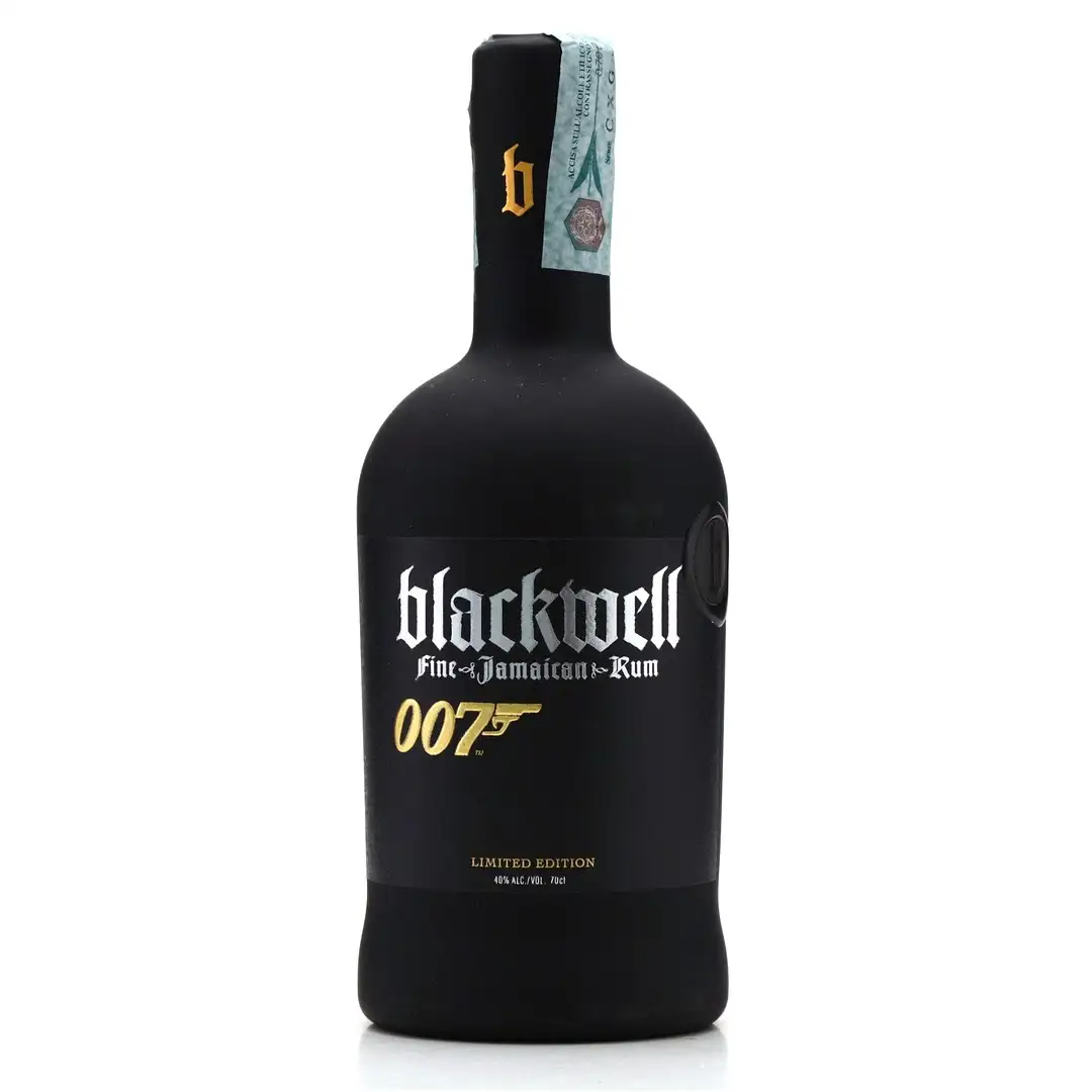 Image of the front of the bottle of the rum Blackwell Fine Jamaican Rum - Limited Edition 007