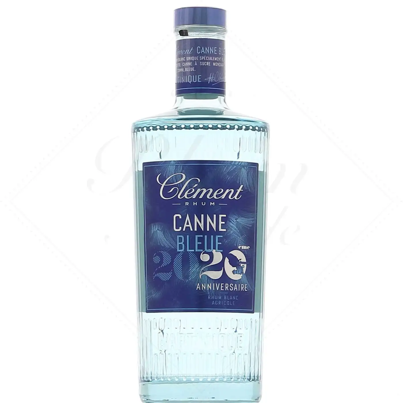 Image of the front of the bottle of the rum Clément Canne Bleue