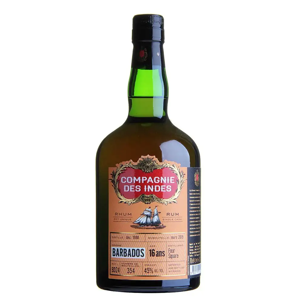 Image of the front of the bottle of the rum Barbados