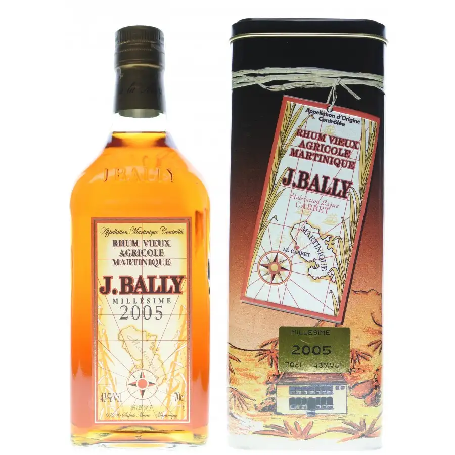 Image of the front of the bottle of the rumMillésime