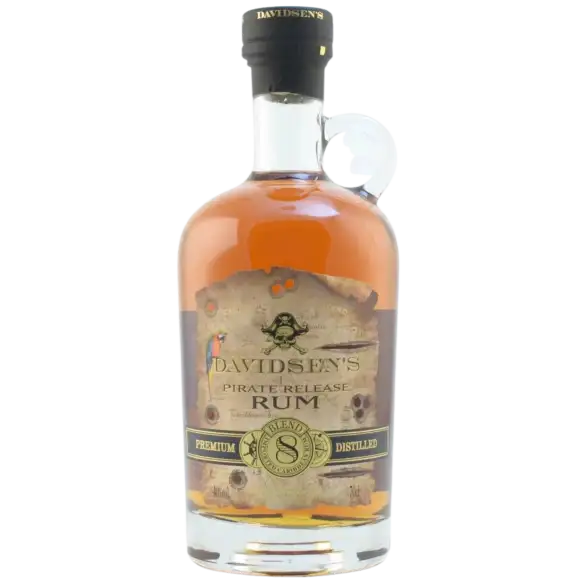 Image of the front of the bottle of the rumPirates Release