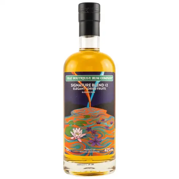 Image of the front of the bottle of the rum Signature Blend #2