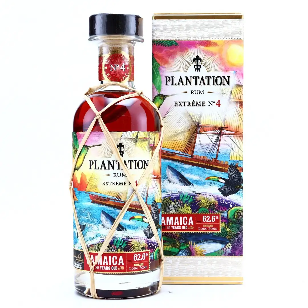 Image of the front of the bottle of the rumPlantation Extreme No. 4 ITP