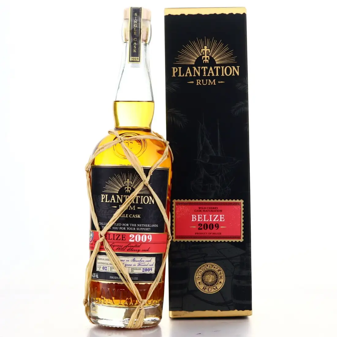 Image of the front of the bottle of the rum Plantation Single Cask (The Netherlands)