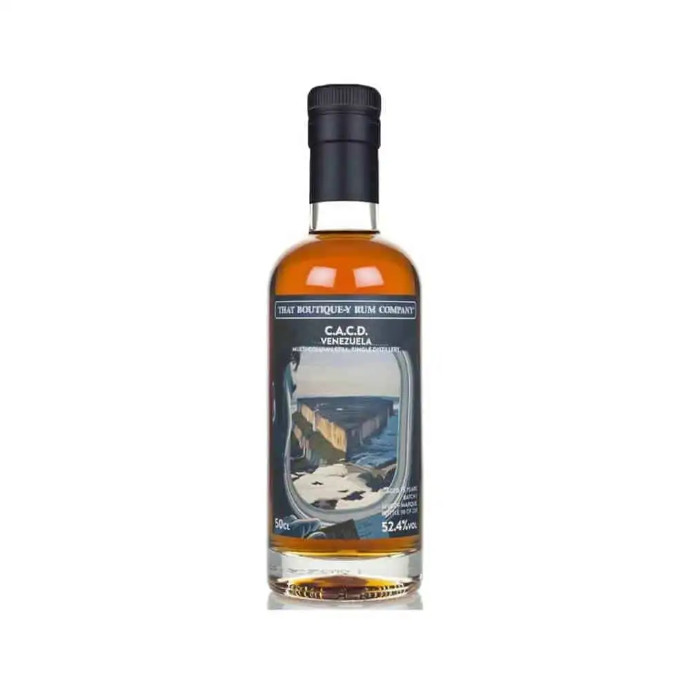 Image of the front of the bottle of the rumMVCDF