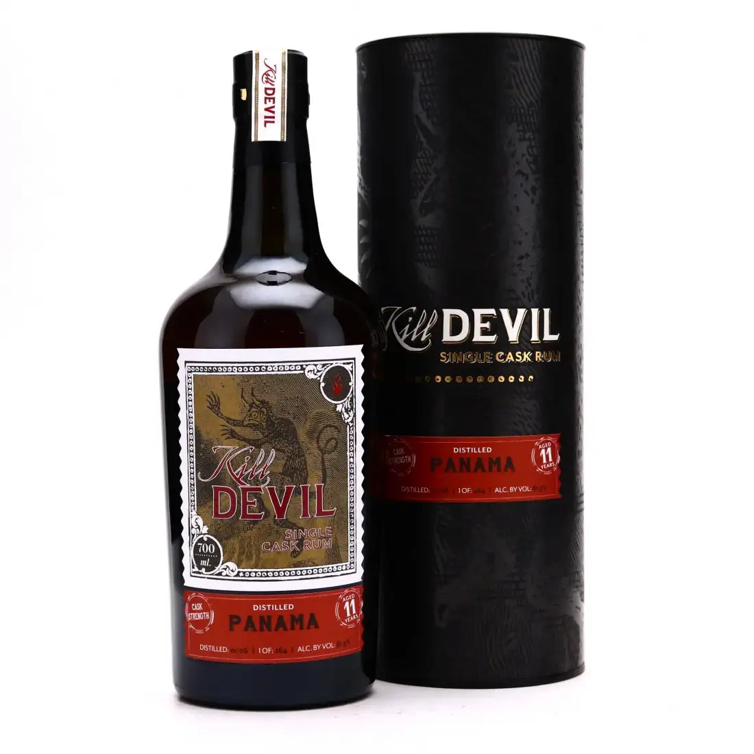 Image of the front of the bottle of the rum Kill Devil