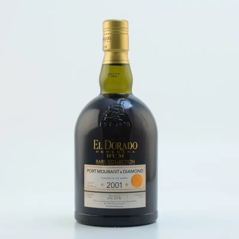 Image of the front of the bottle of the rum El Dorado Rare Collection <PM> SVW