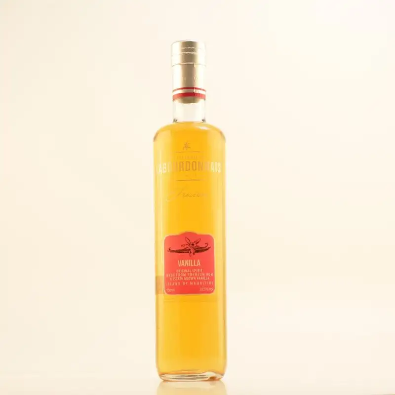 Image of the front of the bottle of the rum Fusion Vanilla