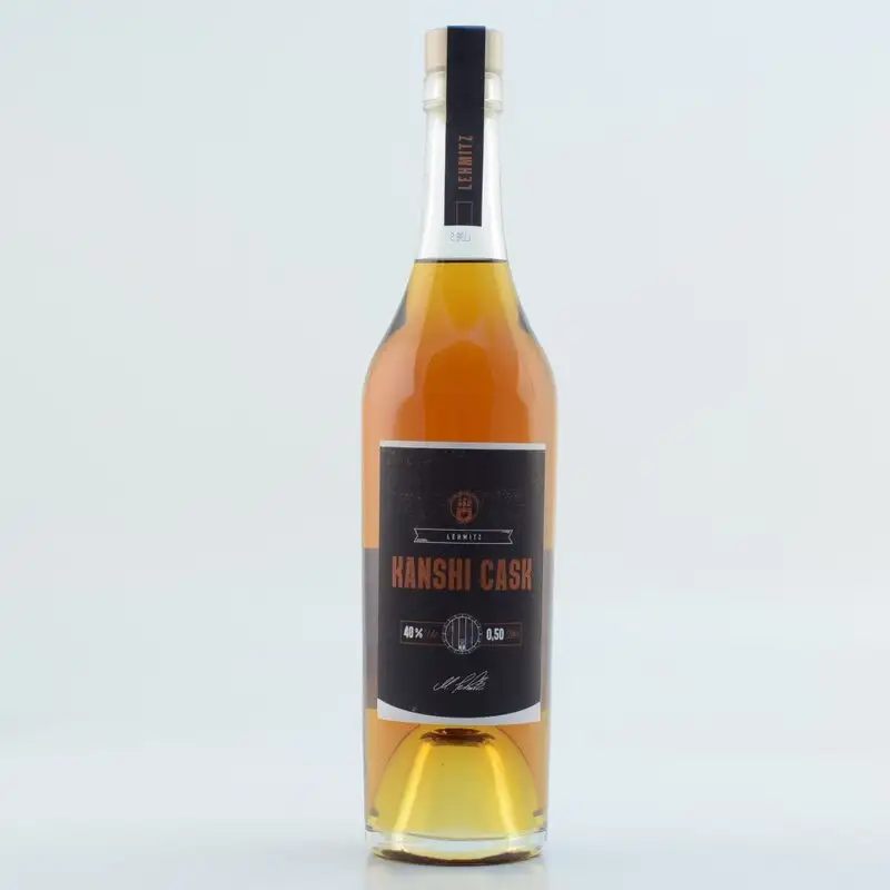 Image of the front of the bottle of the rumKanshi Cask