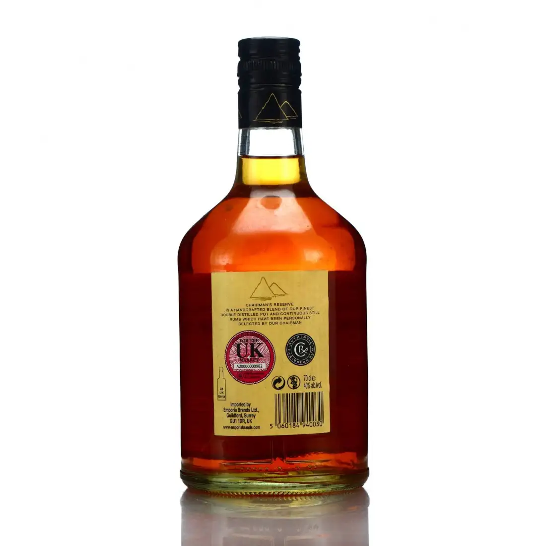 High resolution image of the bottle