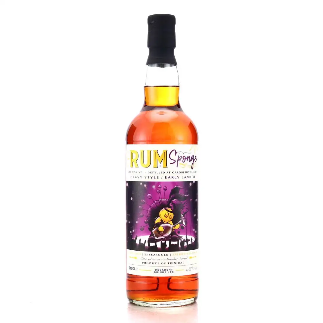 Image of the front of the bottle of the rum Rum Sponge No. 1