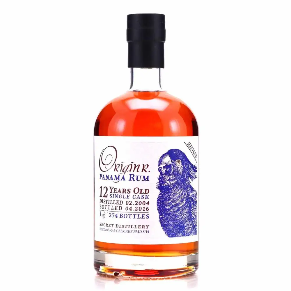 Image of the front of the bottle of the rum Single Cask