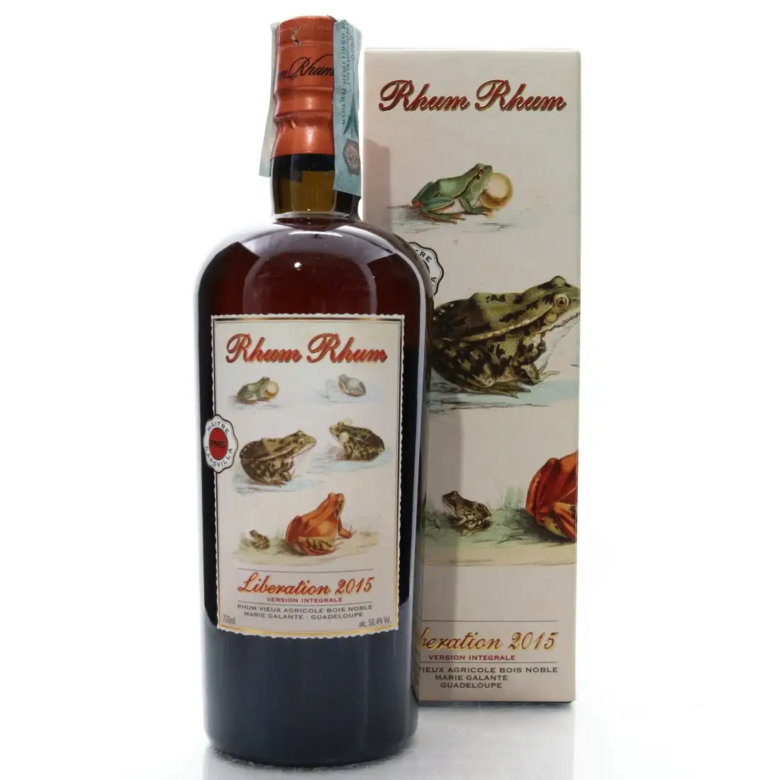 Image of the front of the bottle of the rumRhum Rhum Libération Integrale 2015