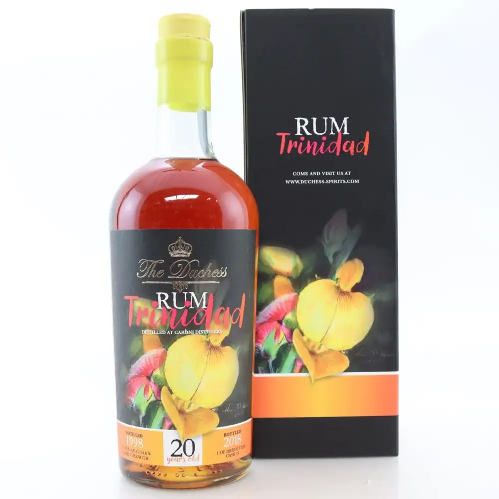 Image of the front of the bottle of the rum Trinidad HTR