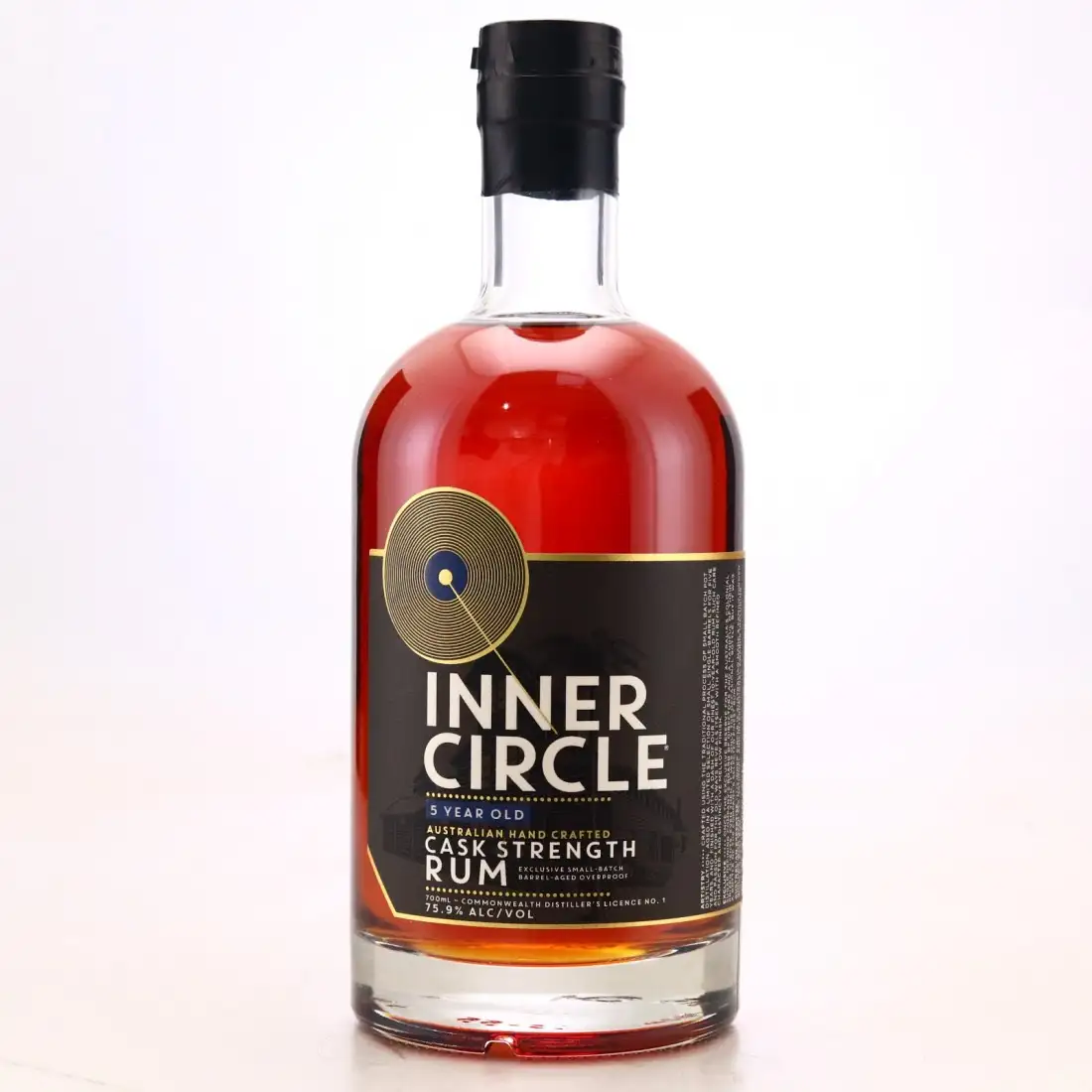 Image of the front of the bottle of the rum Inner Circle Cask Strength Rum