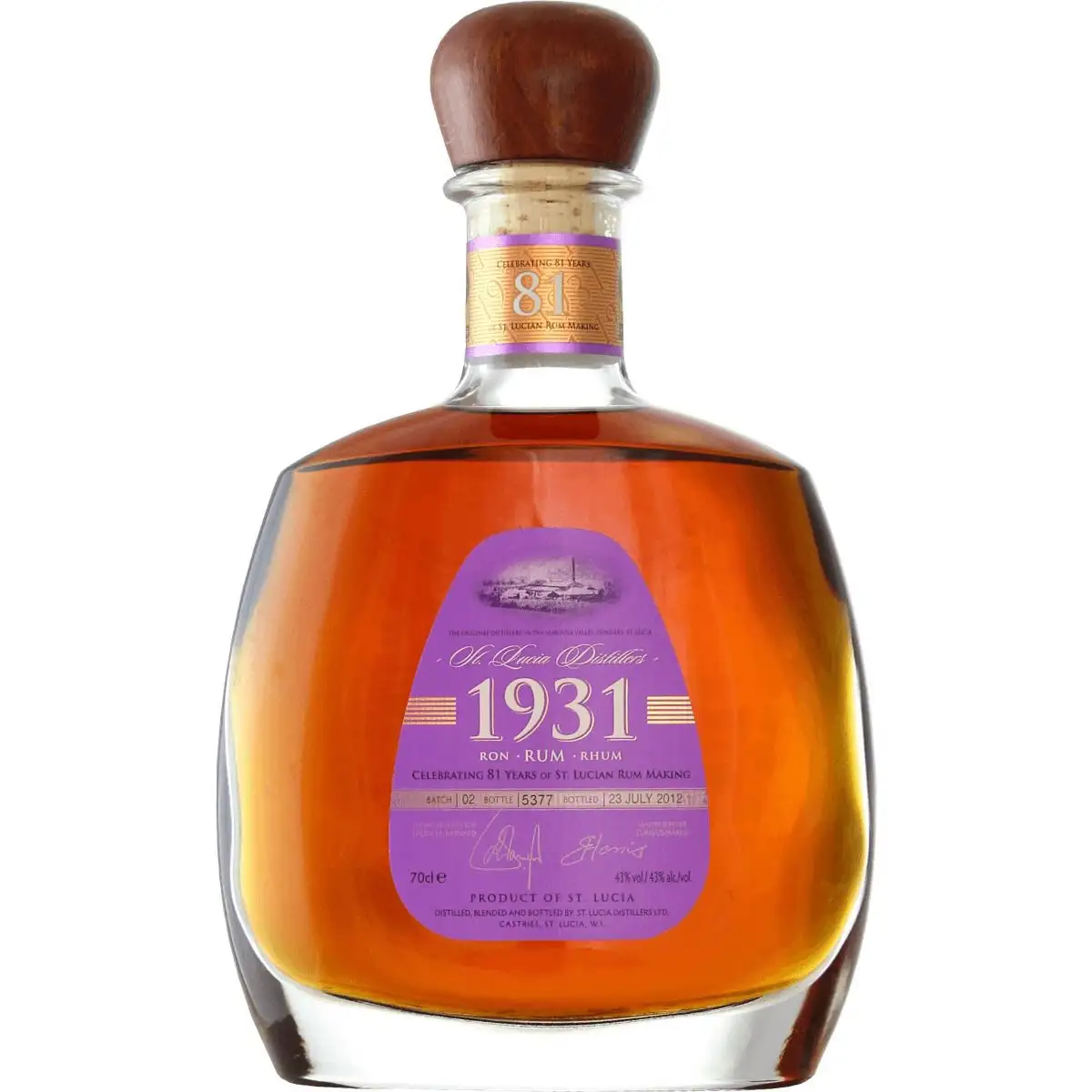 High resolution image of the bottle