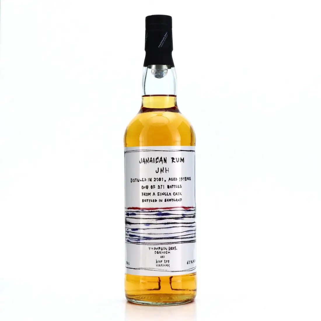 Image of the front of the bottle of the rumJamaican Rum JMH (Bar Tre) <>H