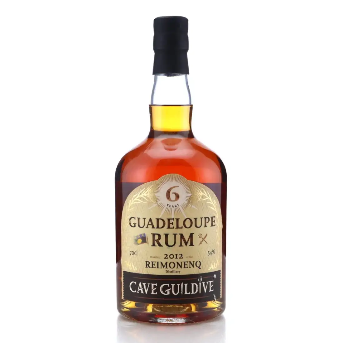 Bottle of Cave Guildive ReimonenQ Guadeloupe Rum