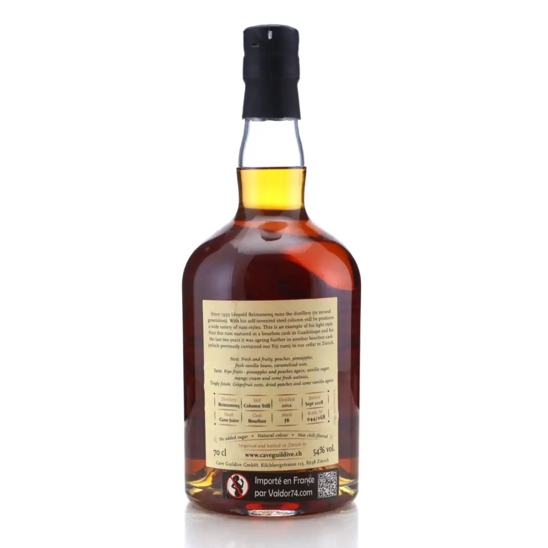 High resolution image of the bottle