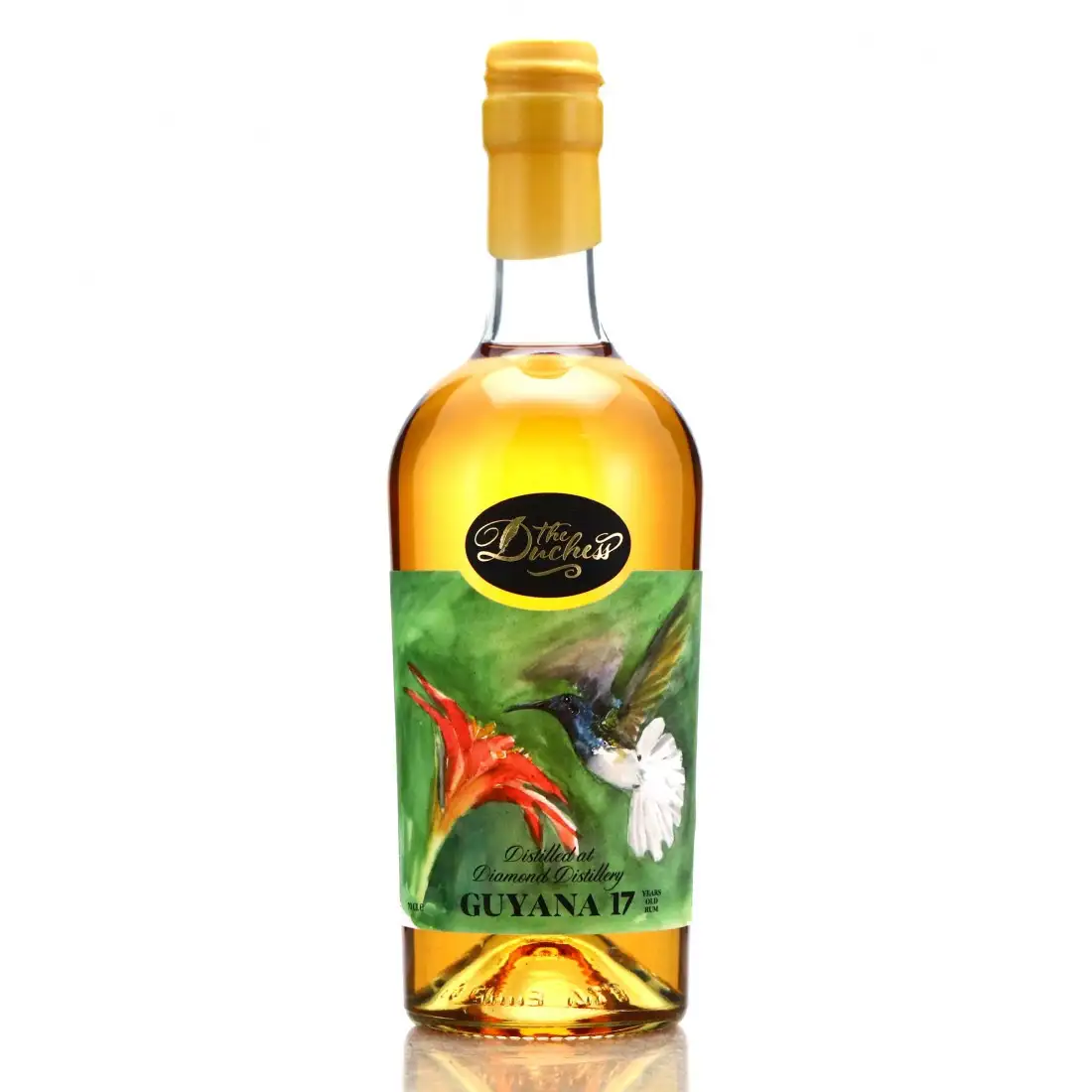 Image of the front of the bottle of the rum Guyana 17