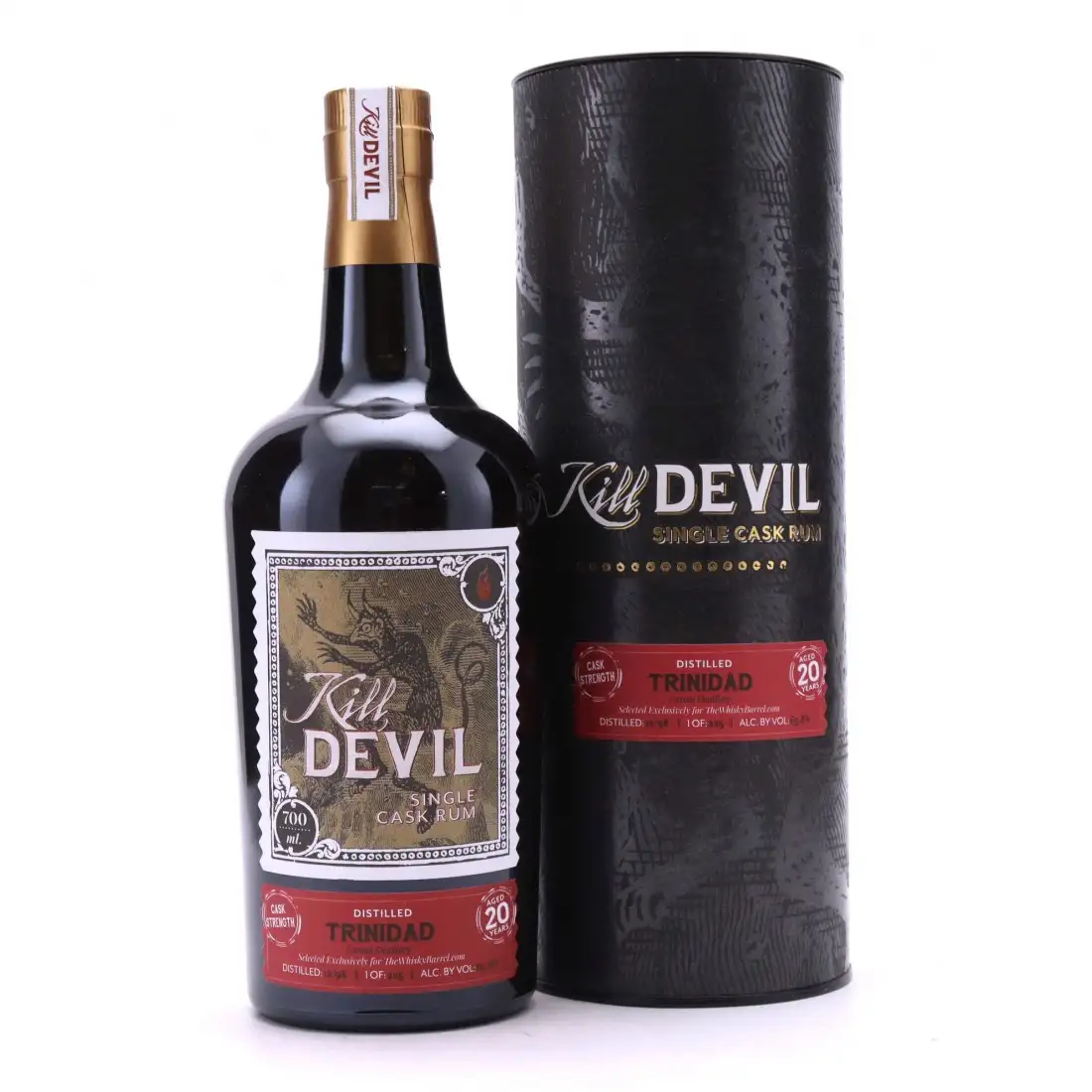 Image of the front of the bottle of the rum Kill Devil (The Whisky Barrel) HTR