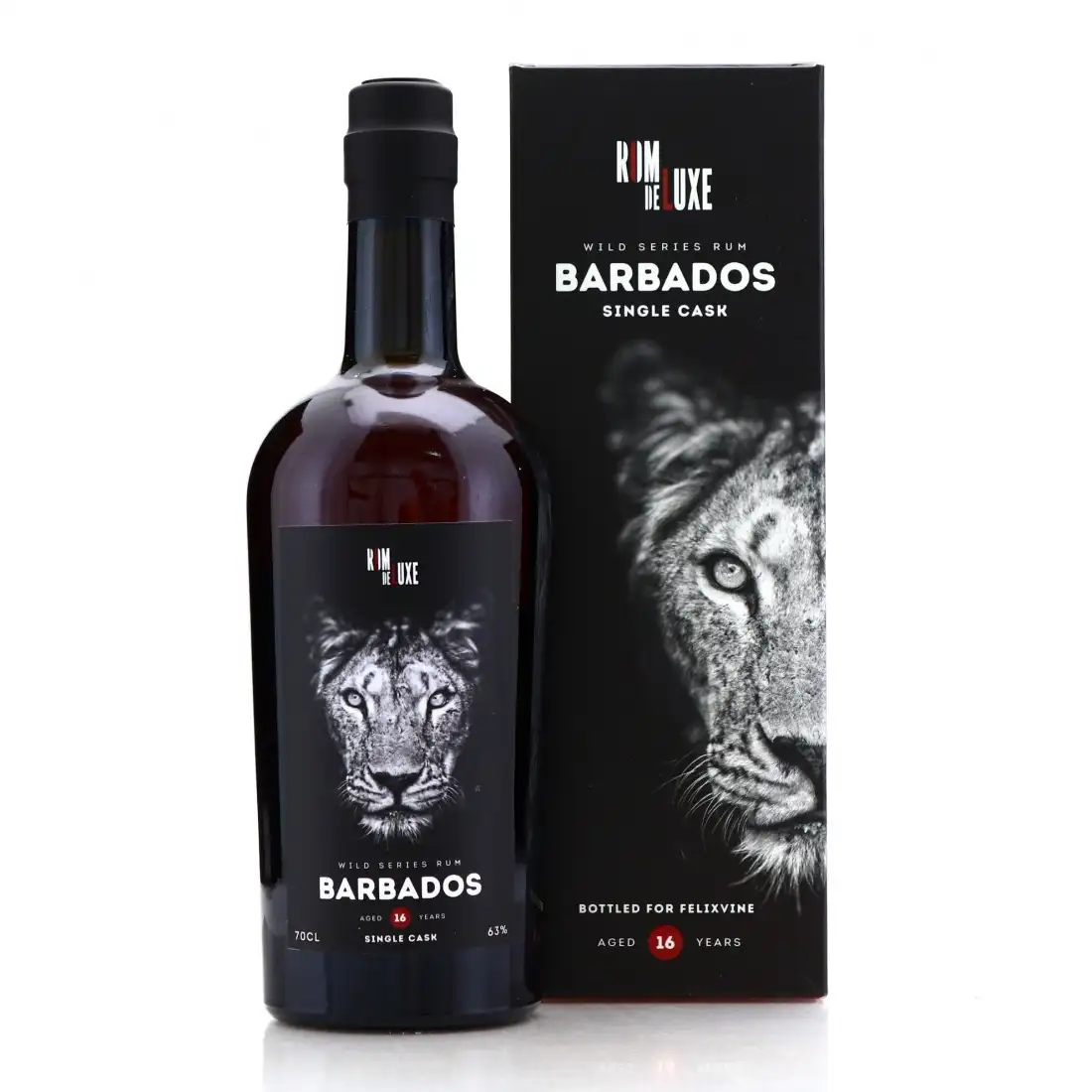 Image of the front of the bottle of the rum Wild Series Rum Barbados No. 13