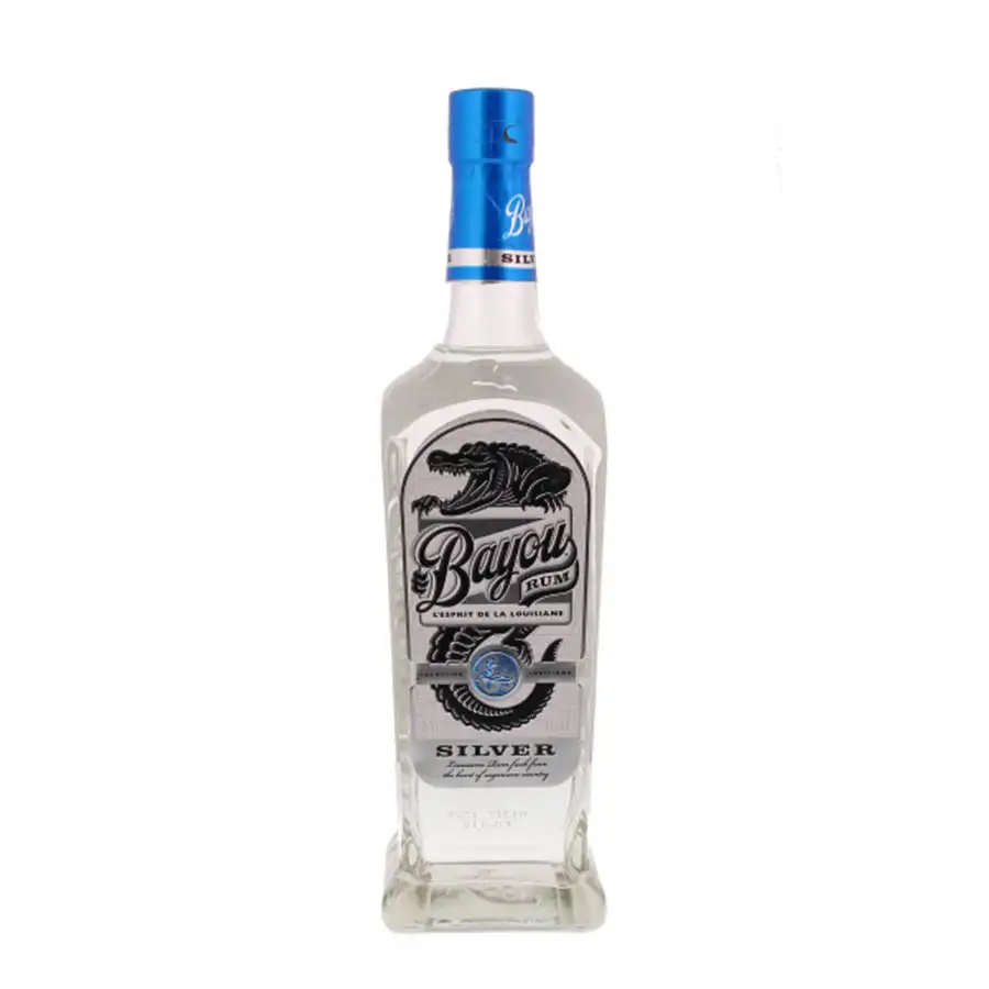 Bottle of Bayou Silver Rum