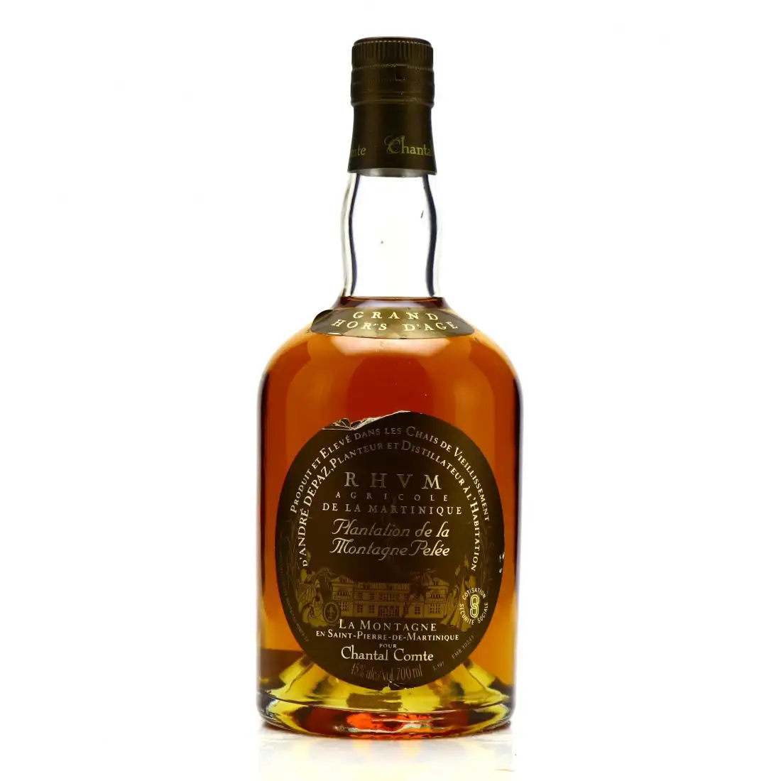 Image of the front of the bottle of the rum Grand Hors D‘Age XO