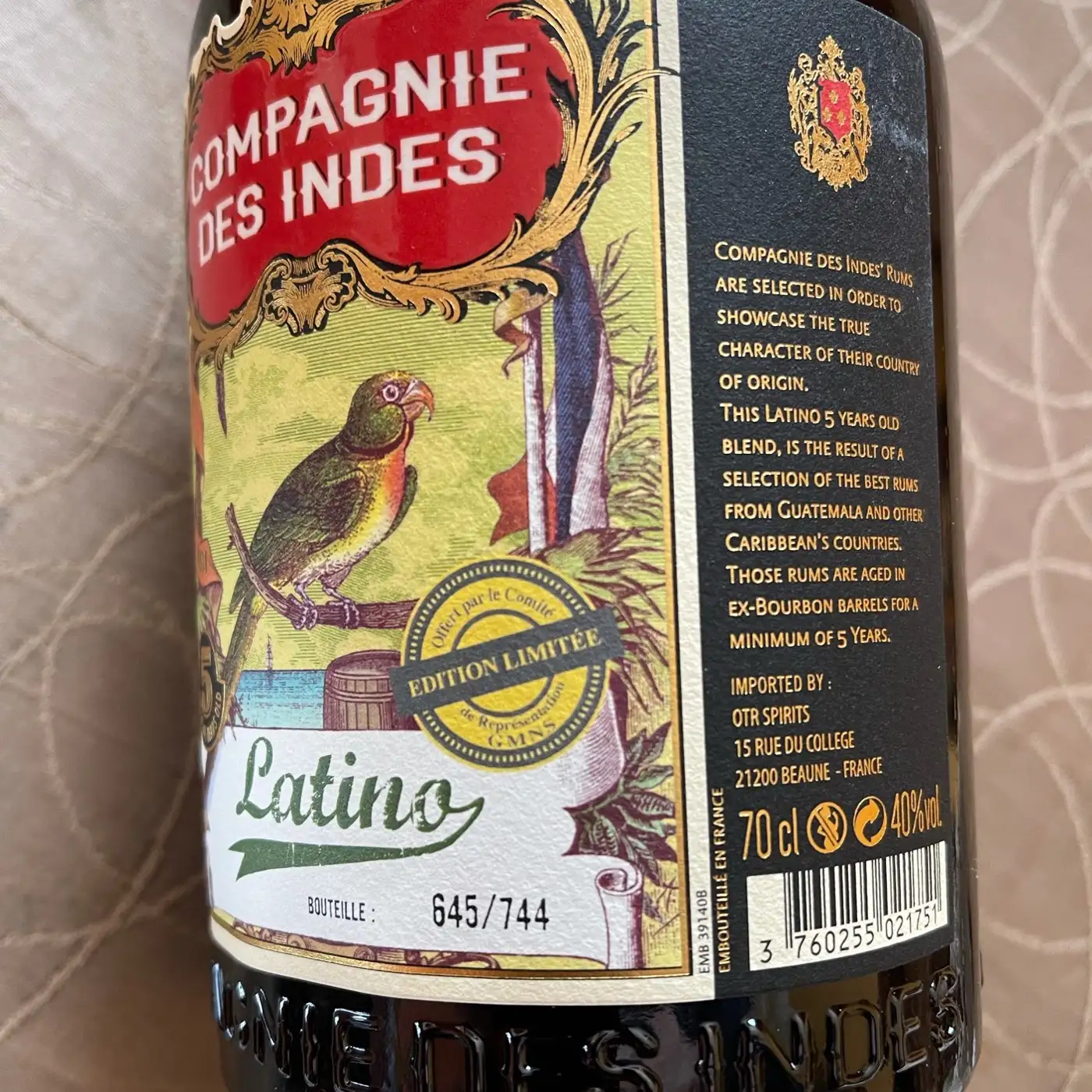 Image of the bottle indexed by the search page.