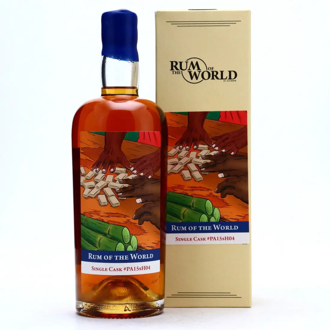Image of the front of the bottle of the rum Rum of the World
