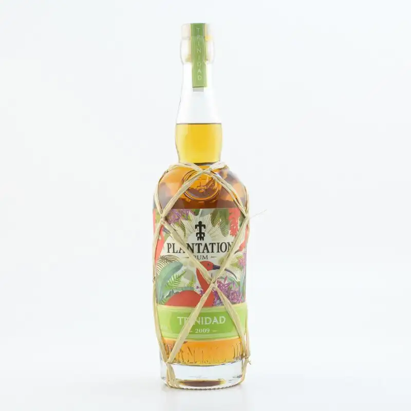 Image of the front of the bottle of the rum Plantation Trinidad One-Time
