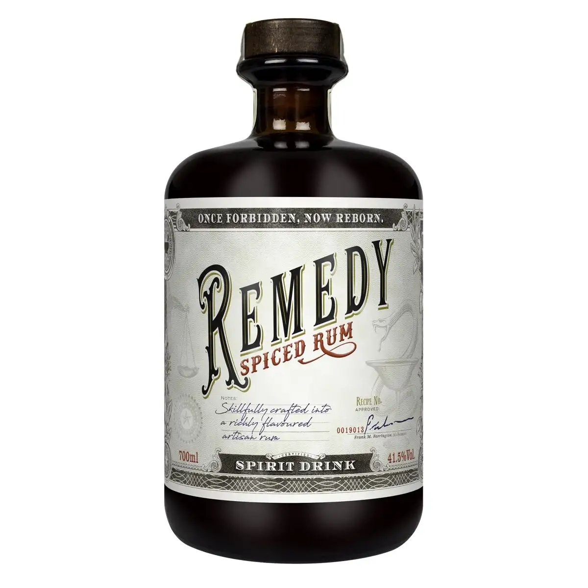 Remedy Spiced Rum 41.5% Rated 6.4/10 - RumX RX97 