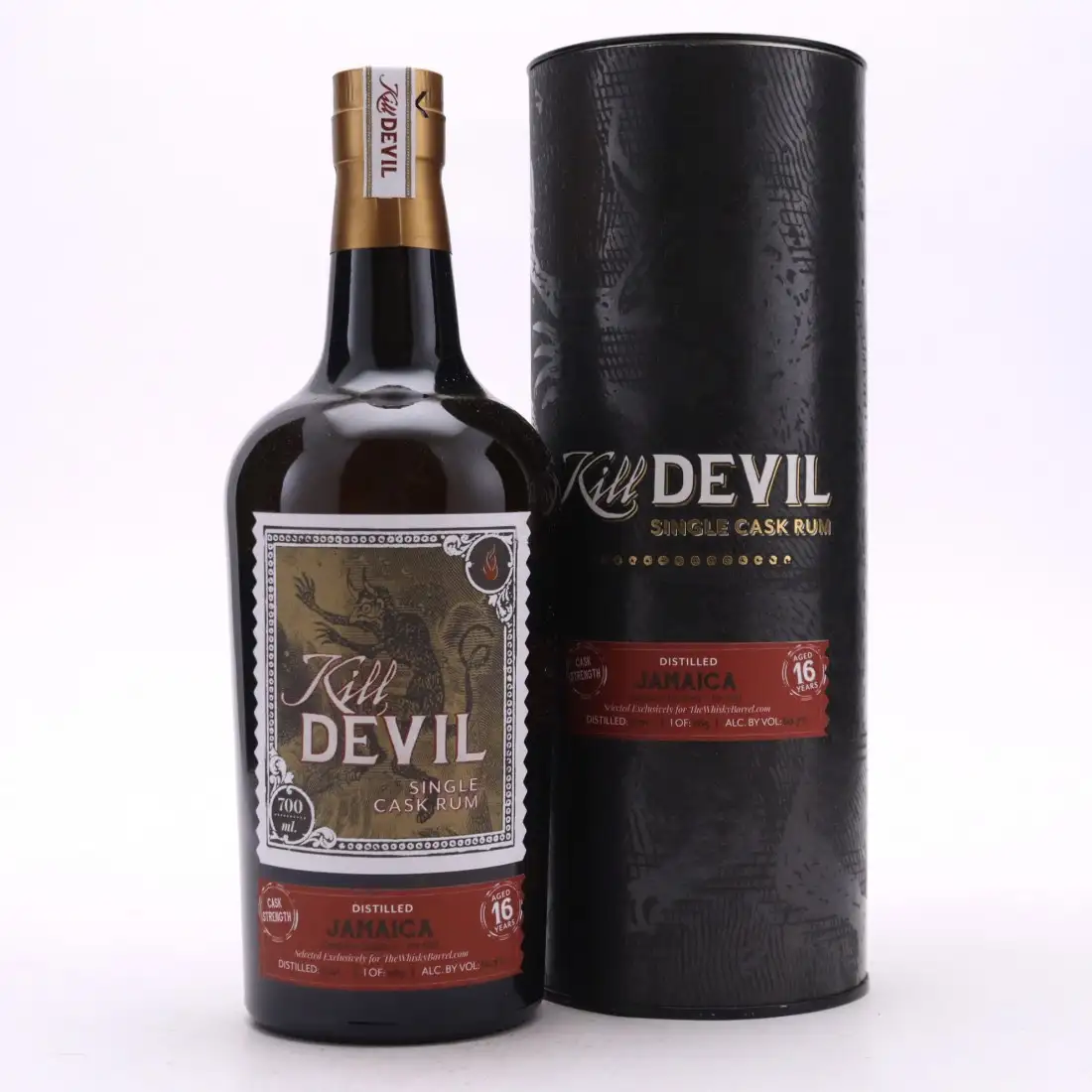Image of the front of the bottle of the rum Kill Devil <>H