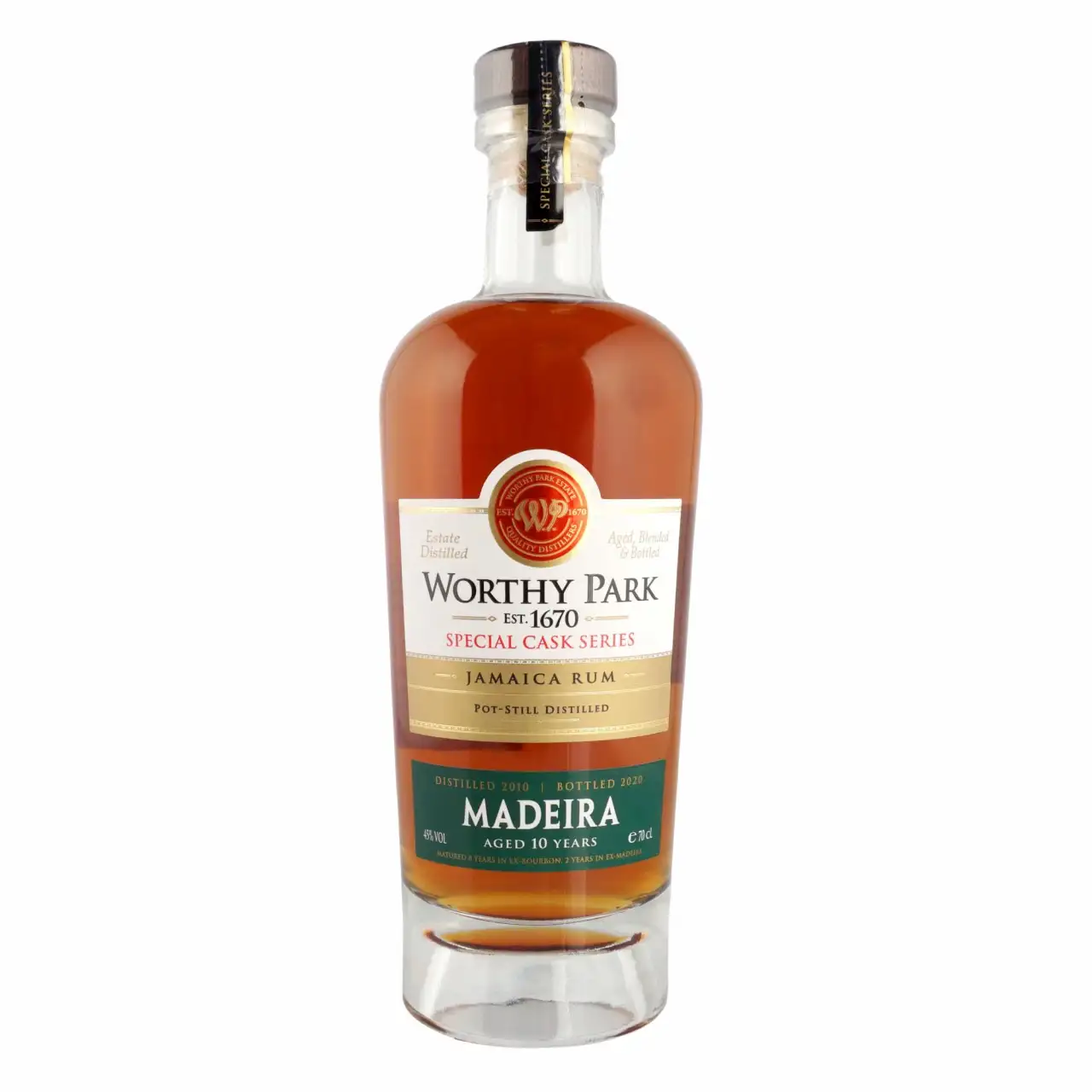 Image of the front of the bottle of the rumSpecial Cask Series Madeira