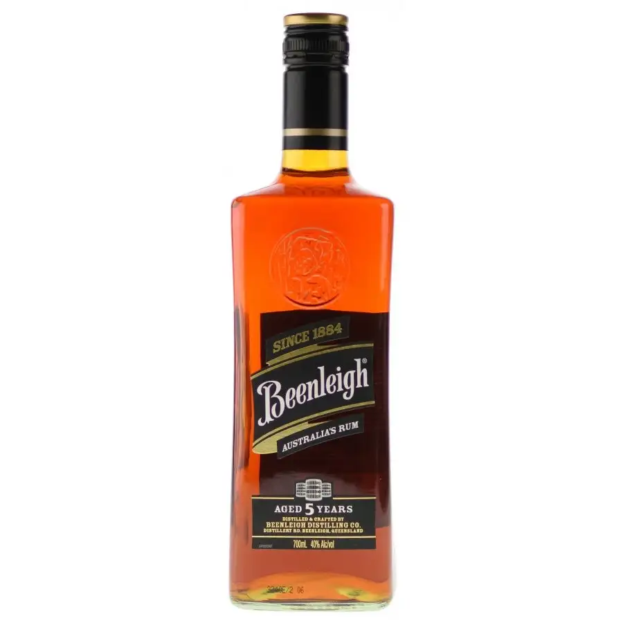 Image of the front of the bottle of the rum Double Barrel