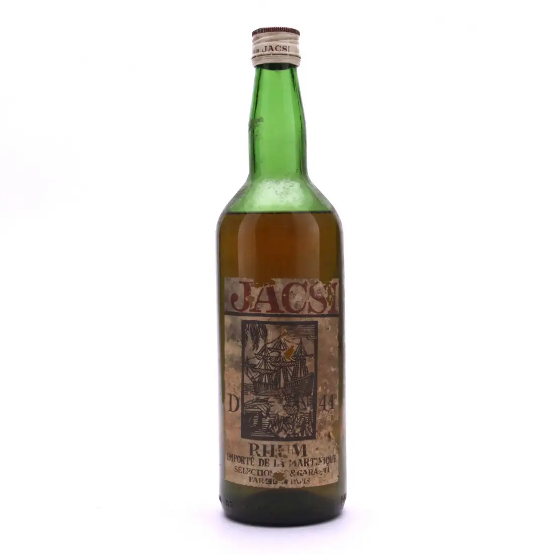 Image of the front of the bottle of the rum Rhum Jacsi D 44