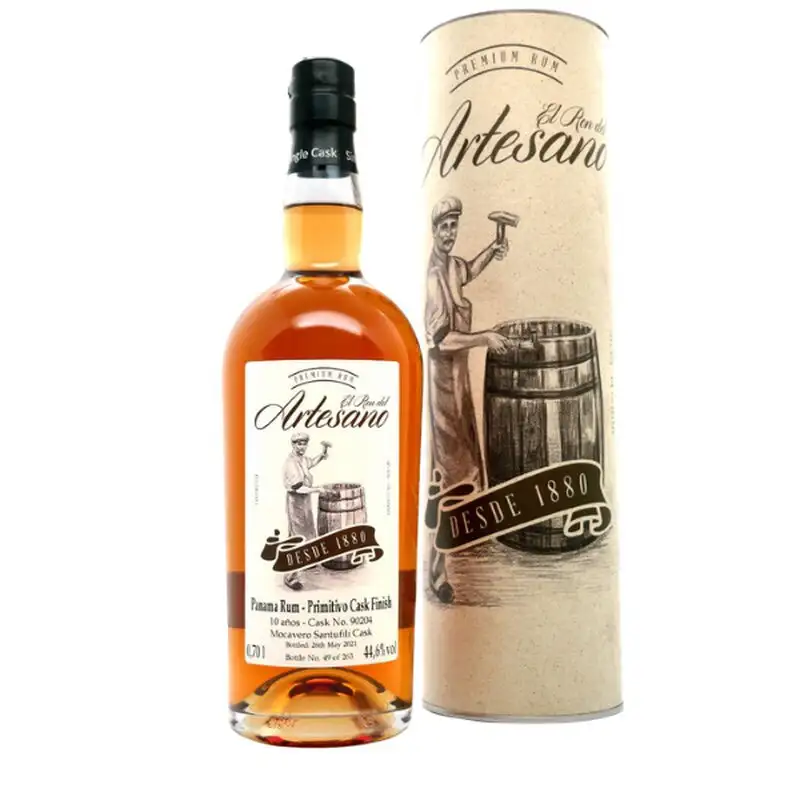 Image of the front of the bottle of the rum Panama Primitivo Cask Finish