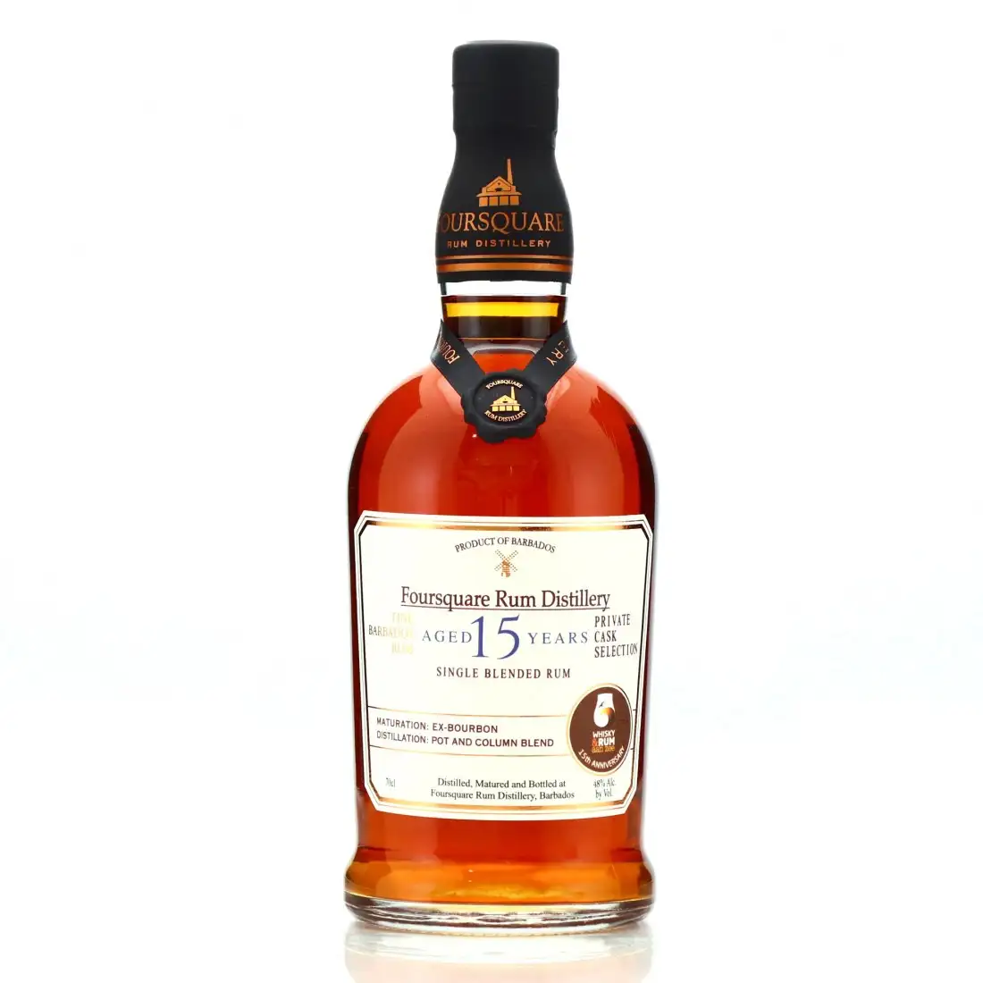 Image of the front of the bottle of the rum Private Cask Selection (Whisky & Rum Aan Zee)