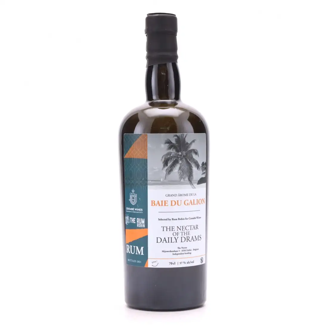 Image of the front of the bottle of the rum The Nectar Of The Daily Drams Baie du Galion
